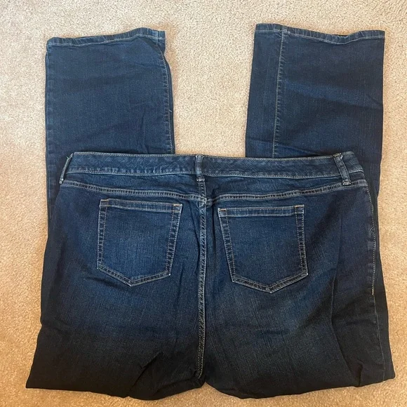 Torrid Denim Boyfriend Jeans Womens Blue Stretch Straight 22T - Picture 4 of 7